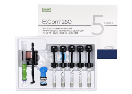 Пломбировочный материал (композит) EsCom 250, Spident