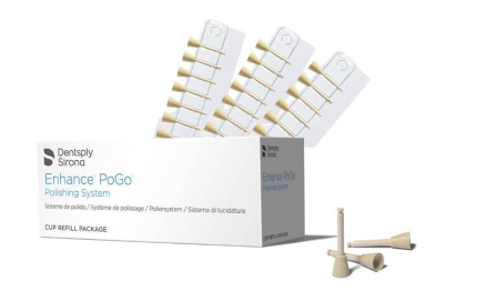 Стоматологические полиры Enhance PoGo, 30 штук, Dentsply Sirona