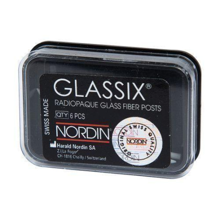 Штифты стекловолоконные GLASSIX H.Nordin, размеры в ассортименте, упаковка 6шт