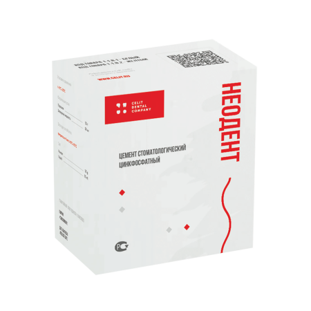 НеоДент цемент цинкфосфатный белый, порошок 50 г+жидкость 30г Целит 1.1.8.1