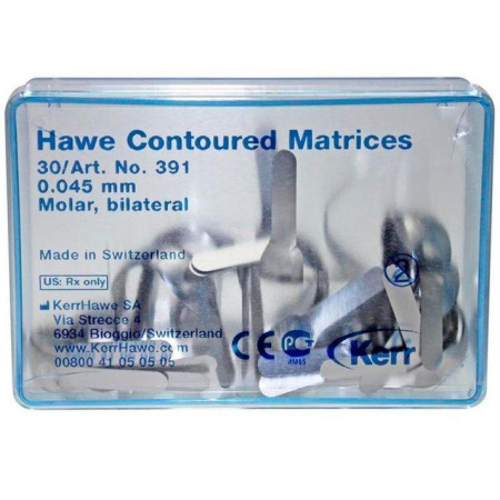 Hawe Contoured Matrices, 30 шт, Kerr