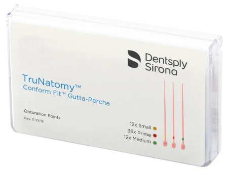 Гуттаперчевые штифты TruNatomy™, Dentsply Sirona