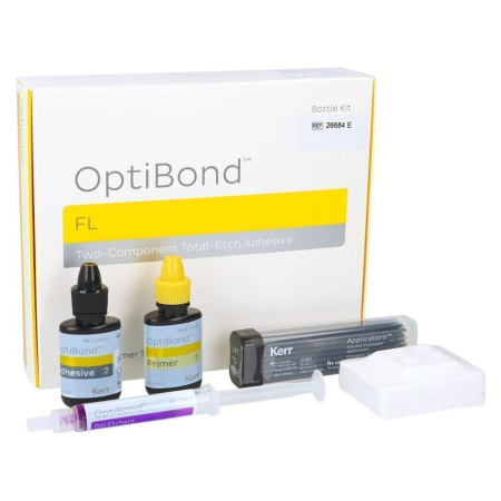 Двухкомпонентная адгезивная система OptiBond™ FL Bottle Kit, 8 мл + 8 мл, Kerr