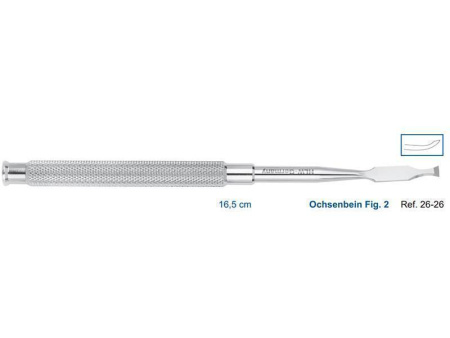 Долото хирургическое Ochsenbein форма 2, 16,5см 26-26