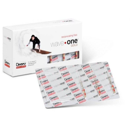 Машинные файлы WaveOne GOLD, 6 шт, Dentsply Sirona