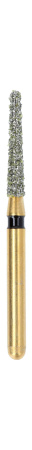 A847KR 314 Бор алмазный для турбинного наконечника "Золотая серия", форма конус с круглым кантом удлиненный, Sunshine