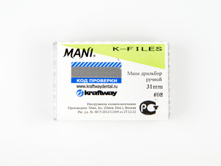 Ручные файлы K-Files, 6 шт, Mani