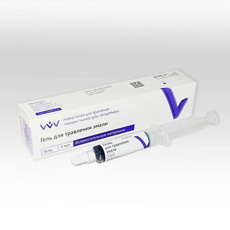 Гель для травления  эмали 5мл ВладмиВа, Россия