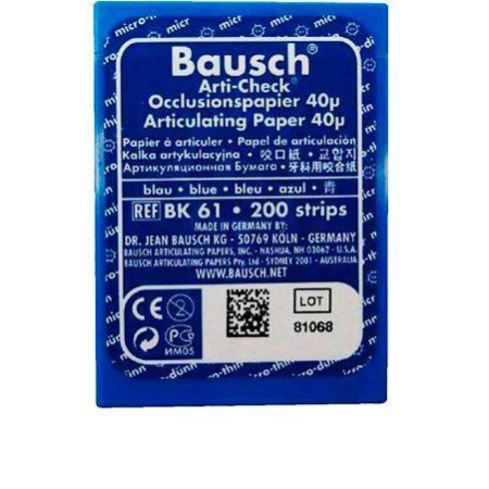 Бумага артикуляционная, BAUSCH