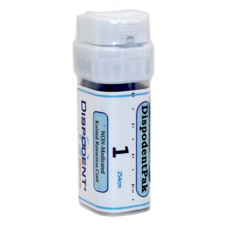 Нить ретракционная DispodentPak без пропитки, 254 см, Dispodent