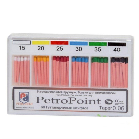 Штифты гуттаперчевые PetroPoint, PetroDent