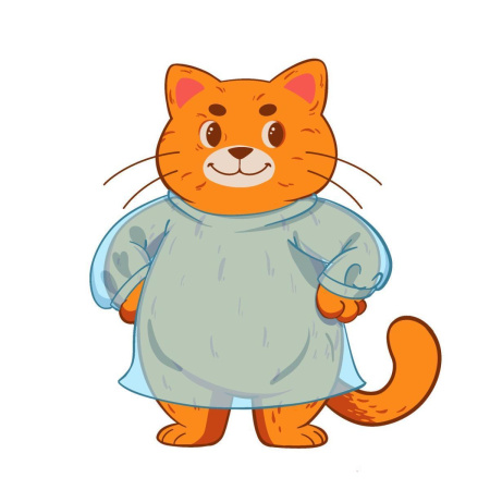 Халат хирургический нестерильный рукава на манжете (140 см) Инмедиз, упаковка 5шт, размеры в ассортименте