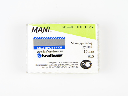 Ручные файлы K-Files, 6 шт, Mani