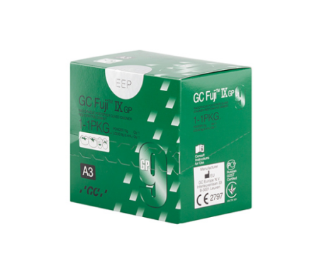 Цинкоксидэвгенольный цемент для временного пломбирования Fuji IX GP 1-1 PKG A3, 15 г + 6.4 мл, GC