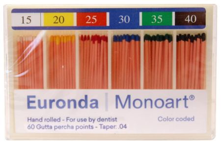 Штифты гуттаперчевые, Euronda