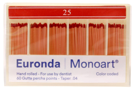 Штифты гуттаперчевые, Euronda