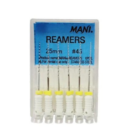 Ручные файлы Reamers, 6 шт, Mani