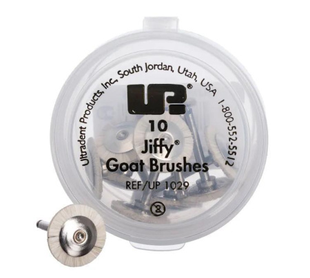 Jiffy™ Goat Hair Brush, 10 шт, Ultradent