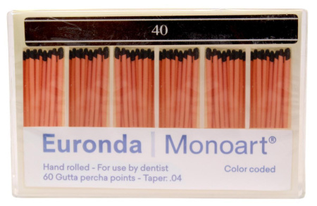 Штифты гуттаперчевые, Euronda