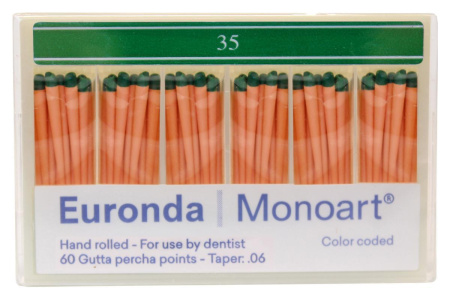 Штифты гуттаперчевые, Euronda