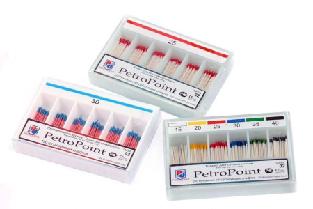 Штифты гуттаперчевые PetroPoint, PetroDent