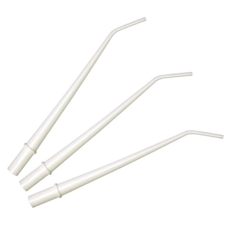 Наконечник хирургический для пылесоса одноразовый JNB, диамерт 1/8, белый, 25 штук