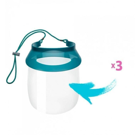 Щитки запасные для лица к экрану Op-D-Op I/Op-D-Op II CROSSTEX, 3 штуки