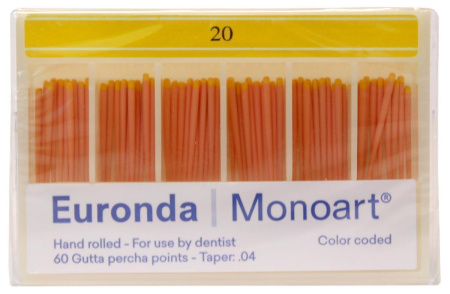 Штифты гуттаперчевые, Euronda