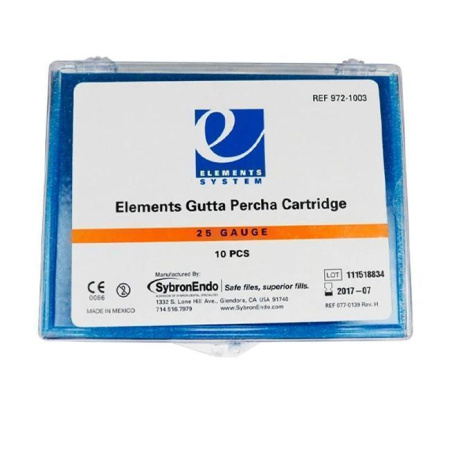 Elements Gutta Percha Cartridge, 10 шт, Kerr