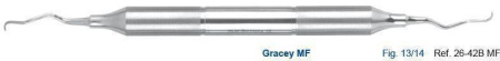 Кюрета Gracey MF 13/14 ручка DELUXE 10 мм экстра легкая 26-42BMF, HLW