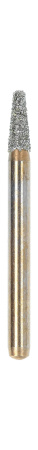 A845 314 Бор алмазный для турбинного наконечника "Золотая серия", форма конус с плоским концом  короткий , Sunshine