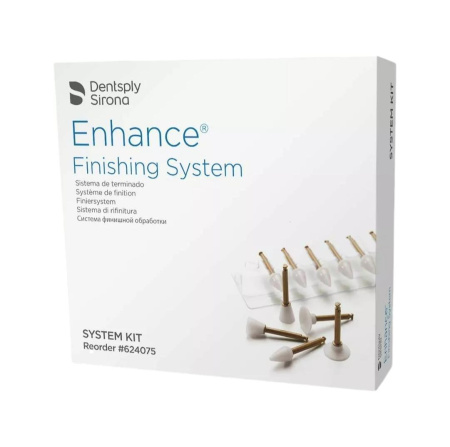 Enhance Caulk Prisma Kit, 40 полиров + 2 полировочные пасты, Dentsply Sirona