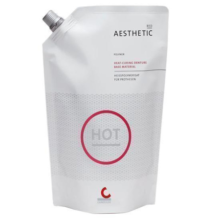 Aesthetic Polymer Red пластмасса, 500 г, Candulor