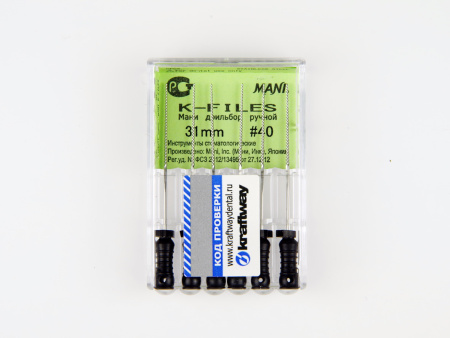 Ручные файлы K-Files, 6 шт, Mani
